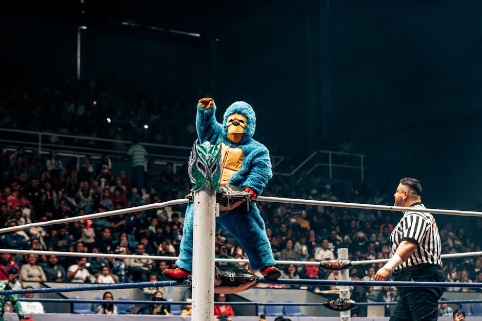 mascot fighting