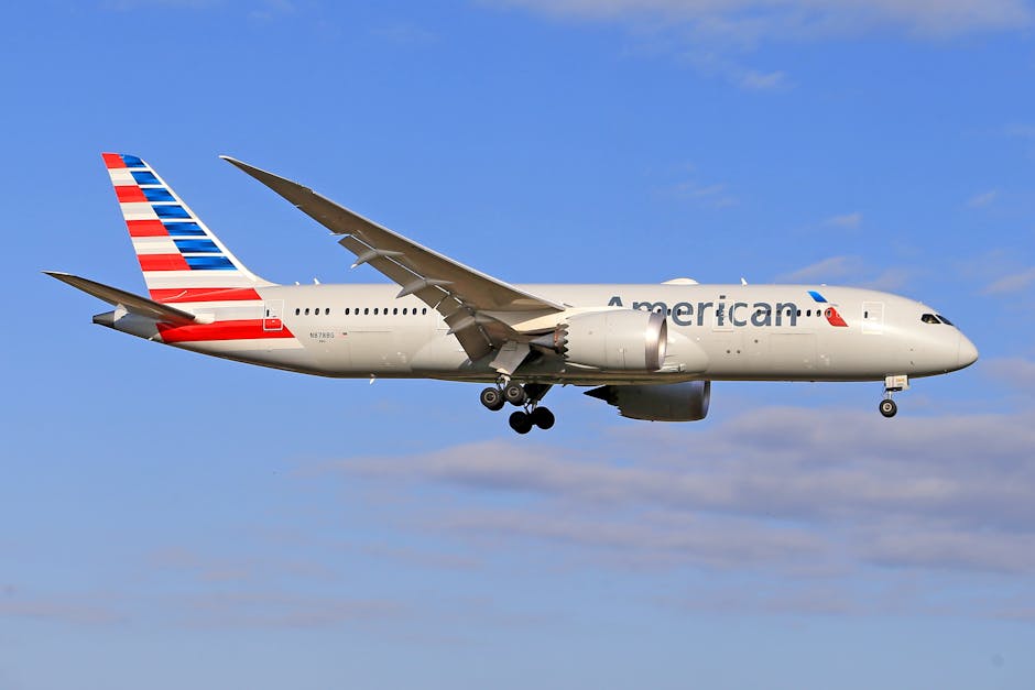 American Airlines Starlink installation