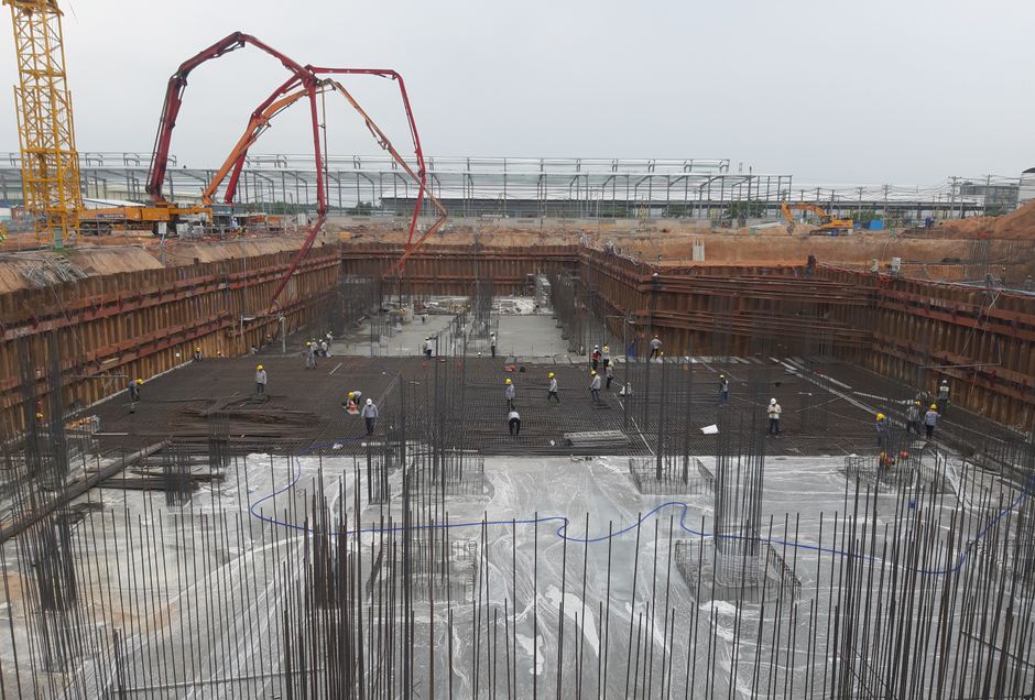 TSMC fab construction