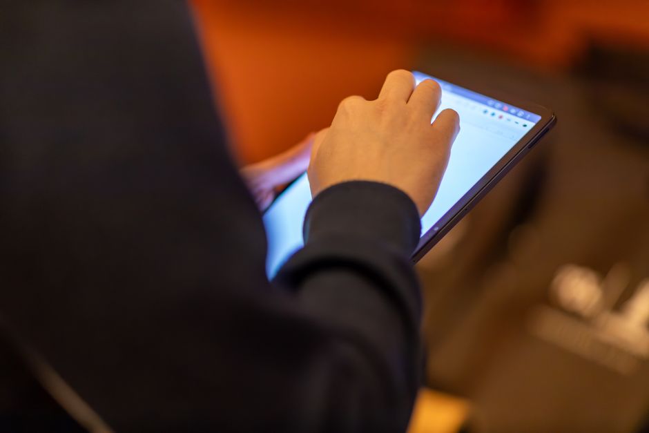 left-handed user interaction