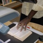 book scanning AI training