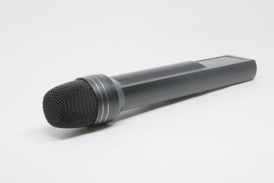 E-Ink display wireless microphone