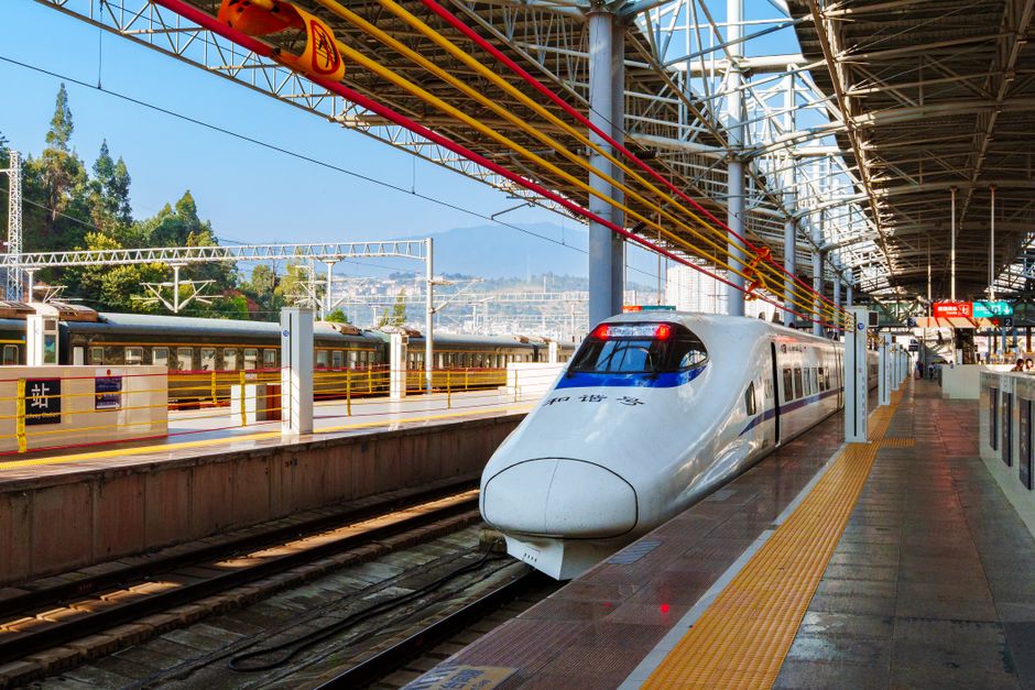 China high-speed rail network