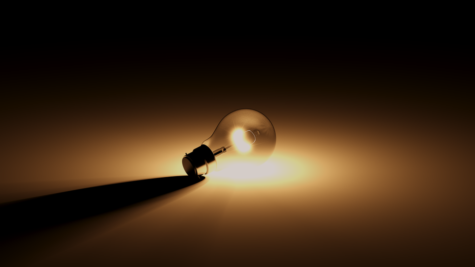 lightbulb computer visualization